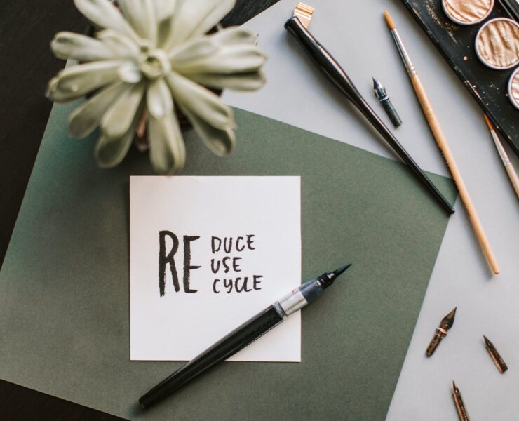 photo of pen beside ink