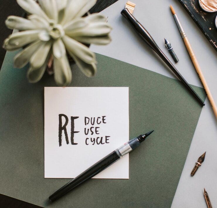 photo of pen beside ink