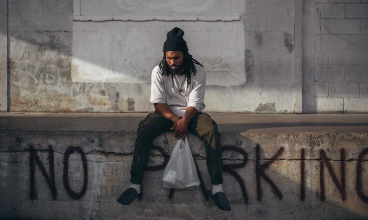 city streets fashion man