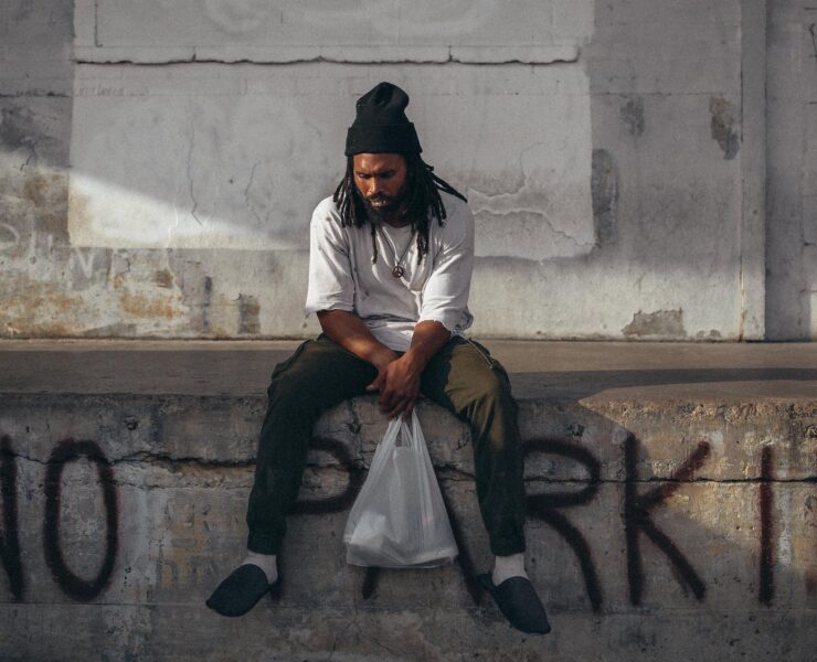 city streets fashion man