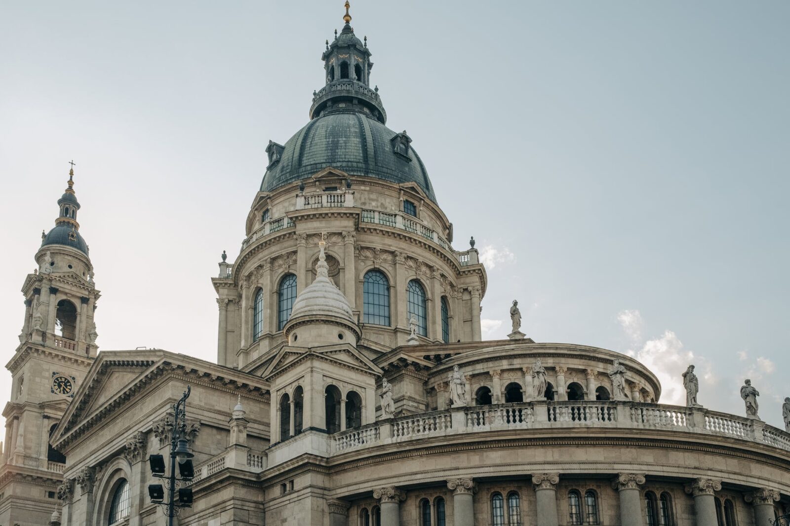brown concrete building under blue sky