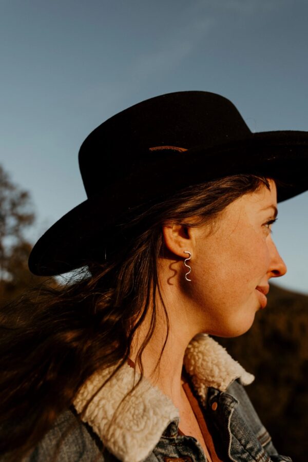 Silver Snake Earrings – Solid Sterling Serpent Studs for Bold Style