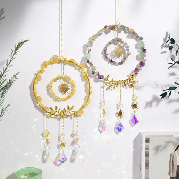 Crystal Round Pendent Suncatcher