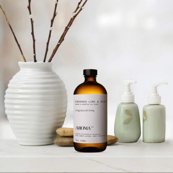 Crushed Lime & Mint Aroma Oil for Scent Diffuser - 120 Milliliter
