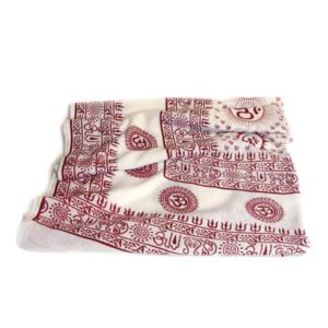 OM Mantra Meditation Yoga Prayer Shawl