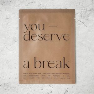 Korean Sheet Mask - You Deserve A Break