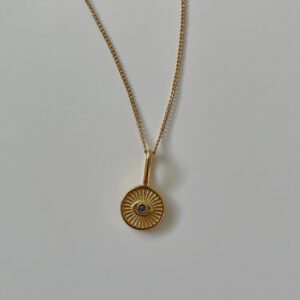 Evil Eye Necklace – Gold Protection Pendant for Good Energy