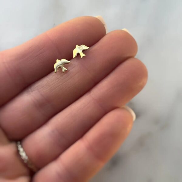 Bird Stud Earrings