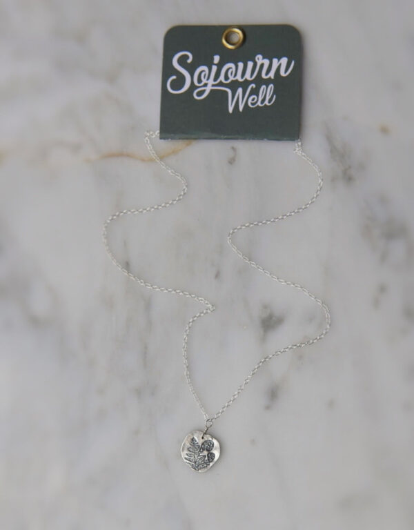 Silver Fern Necklace – Solid Sterling Pendant Inspired by Nature