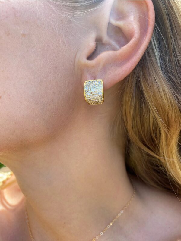 Cuff Huggies- 14K Gold Vermeil