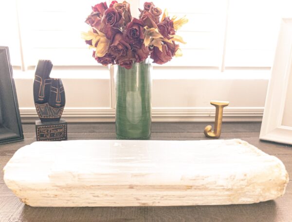 Giant Zen Selenite Log
