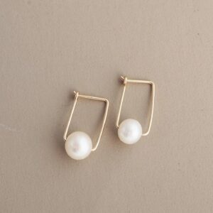Akoya Pearl Latch Earrings