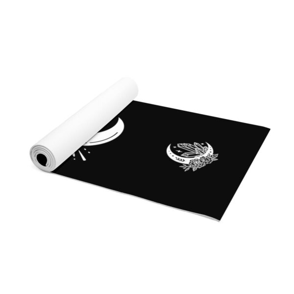 Spiritual Symbolism Black Yoga Mat