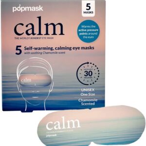 Calm Self-Warming Chamomile Scented Sleep Masks (5 pack)