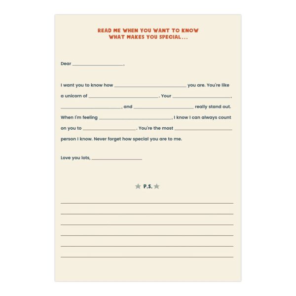 A Box Of Friendship Fill In The Blank Read Me When Letters