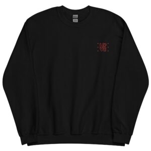 LOVE embroidered custom crewneck