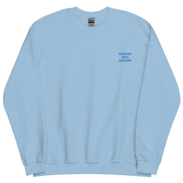 Blossom Your Awesome Embroidered Sweatshirt