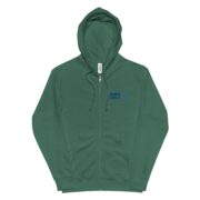unisex-fleece-zip-up-hoodie-alpine-green-front-634ef16357c43