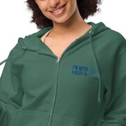 unisex-fleece-zip-up-hoodie-alpine-green-zoomed-in-634ef1634595d