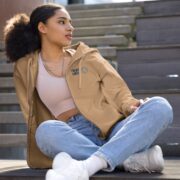 unisex-fleece-zip-up-hoodie-sandstone-front-634ef1634a04b