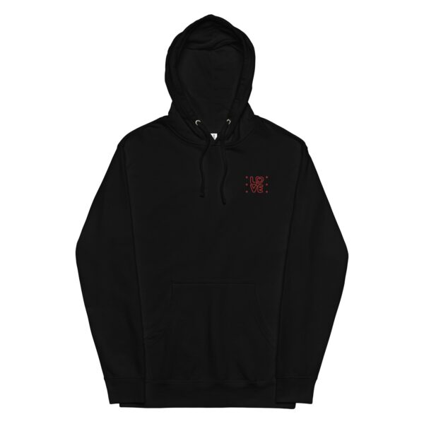 Love Embroidered Soft Hoodie