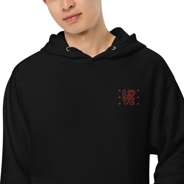 Love Embroidered Soft Hoodie