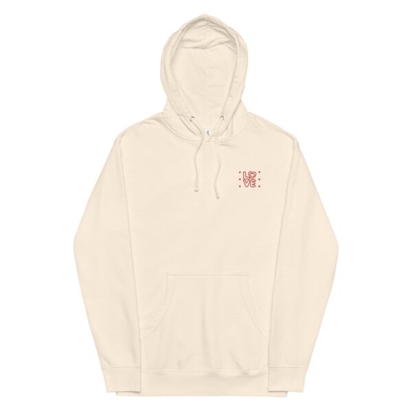 Love Embroidered Soft Hoodie