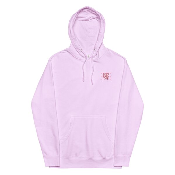 Love Embroidered Soft Hoodie