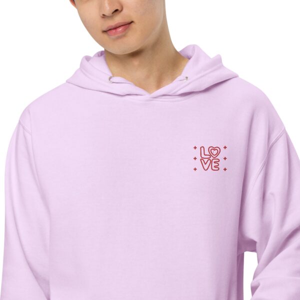 Love Embroidered Soft Hoodie