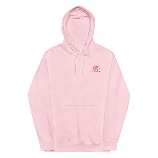 Love Embroidered Soft Hoodie