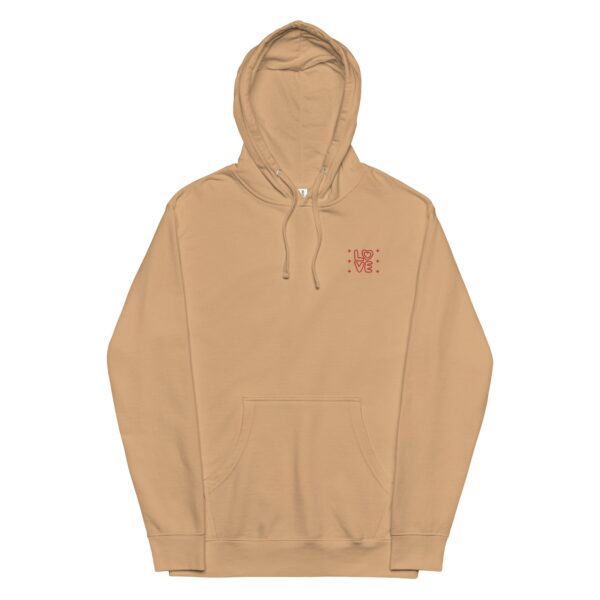 Love Embroidered Soft Hoodie
