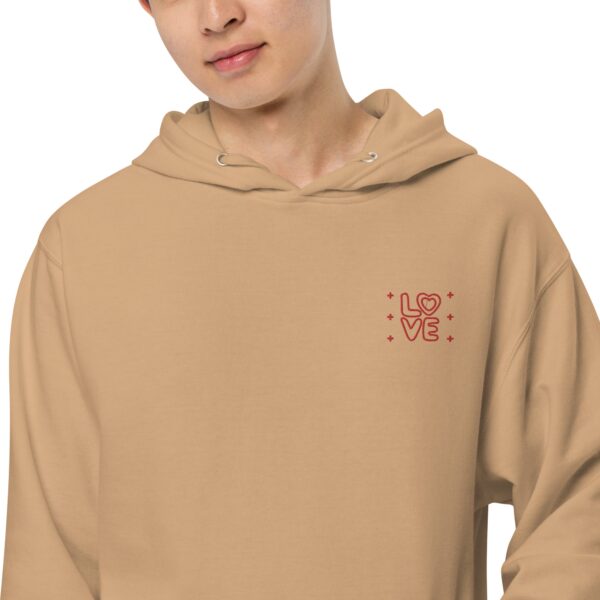 Love Embroidered Soft Hoodie