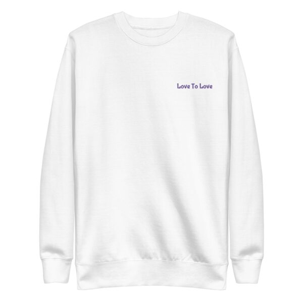 Love To Love Custom Embroidered Crewneck