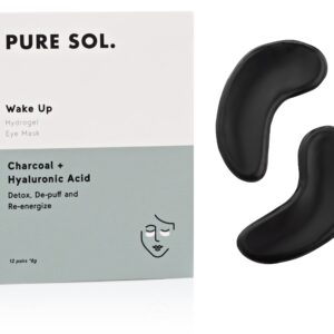 Wake Up Hydrogel Eye Mask Charcoal  + Hyaluronic Acid